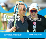 Free the Raquet Book a Court